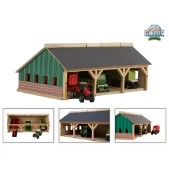 Kids Globe Landbouwloods 3-vaks Klein, 1:87