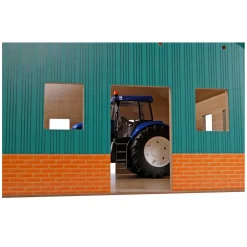 Kids Globe Loods Voor 2 Tractoren, 1:16