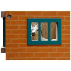 Kids Globe Paardenstal Hout Met 9 Paardenboxen 1:32