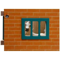 Kids Globe Paardenstal Hout Met 9 Paardenboxen 1:32