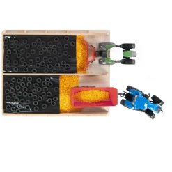 Kids Globe Sleufsilo Hout 1:32