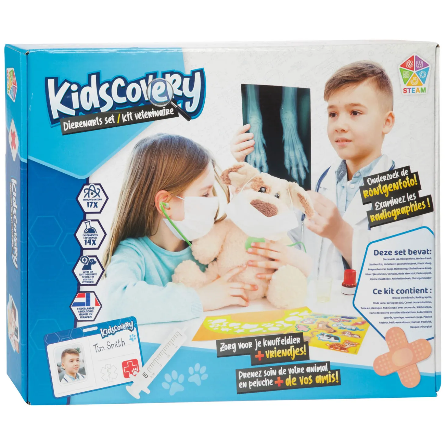 Kidscovery Experiment - Dierenarts Set XL