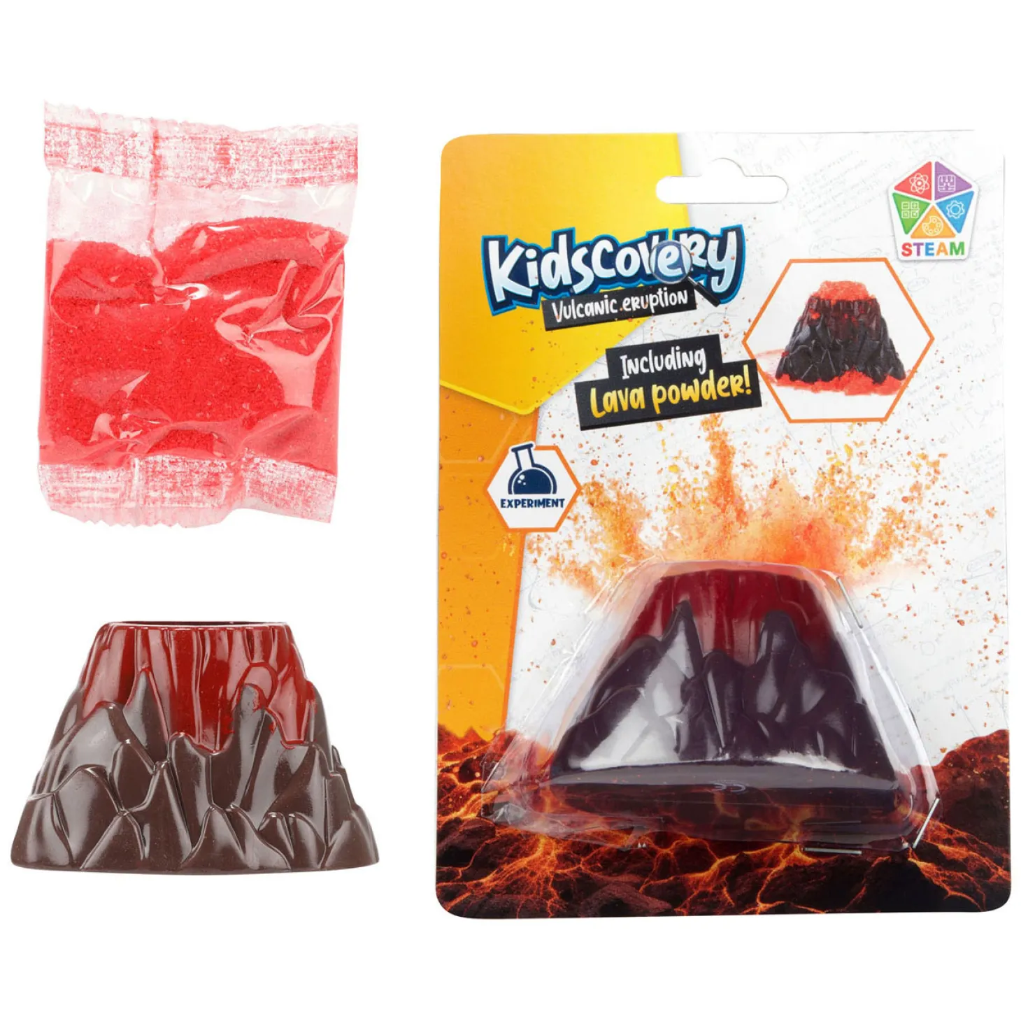 Kidscovery Vulkaanuitbarsting