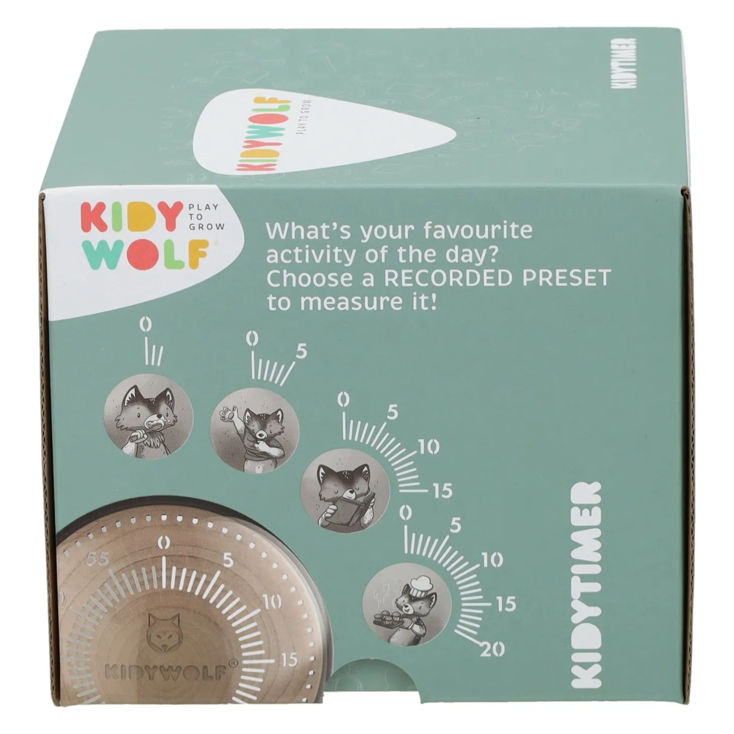 Kidywolf Kidytimer Timer Groen