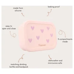 Kidzroom Broodtrommel Lovely Lunch Hartjes