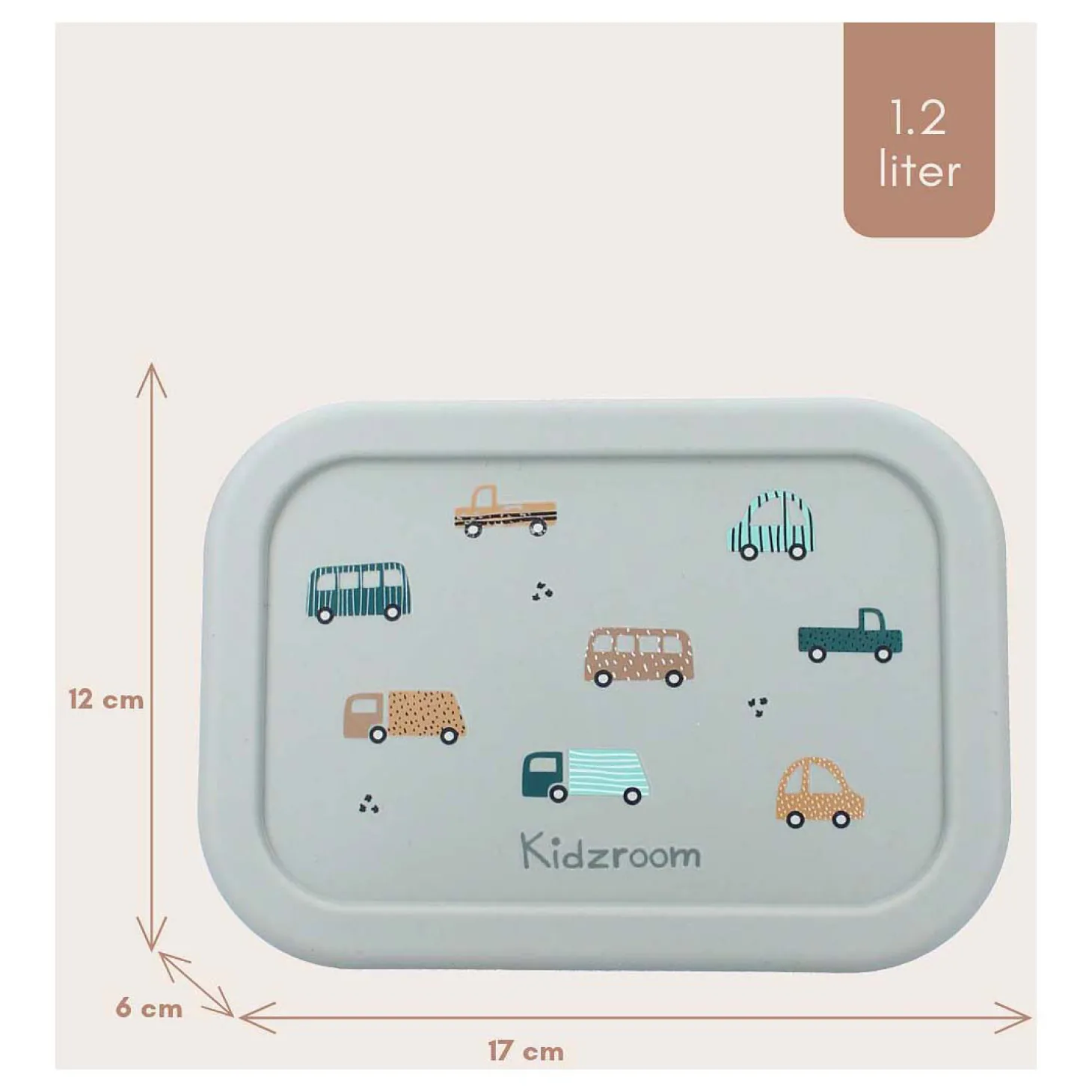 Kidzroom Broodtrommel Lovely Lunch Voertuigen