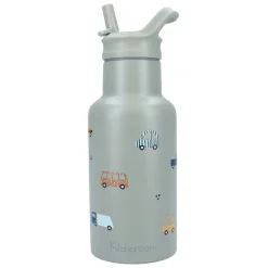 Kidzroom Drinkfles Sweet Sips Voertuigen, 350ml
