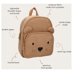 Kidzroom Rugzak Porto Beary Excited Bruin