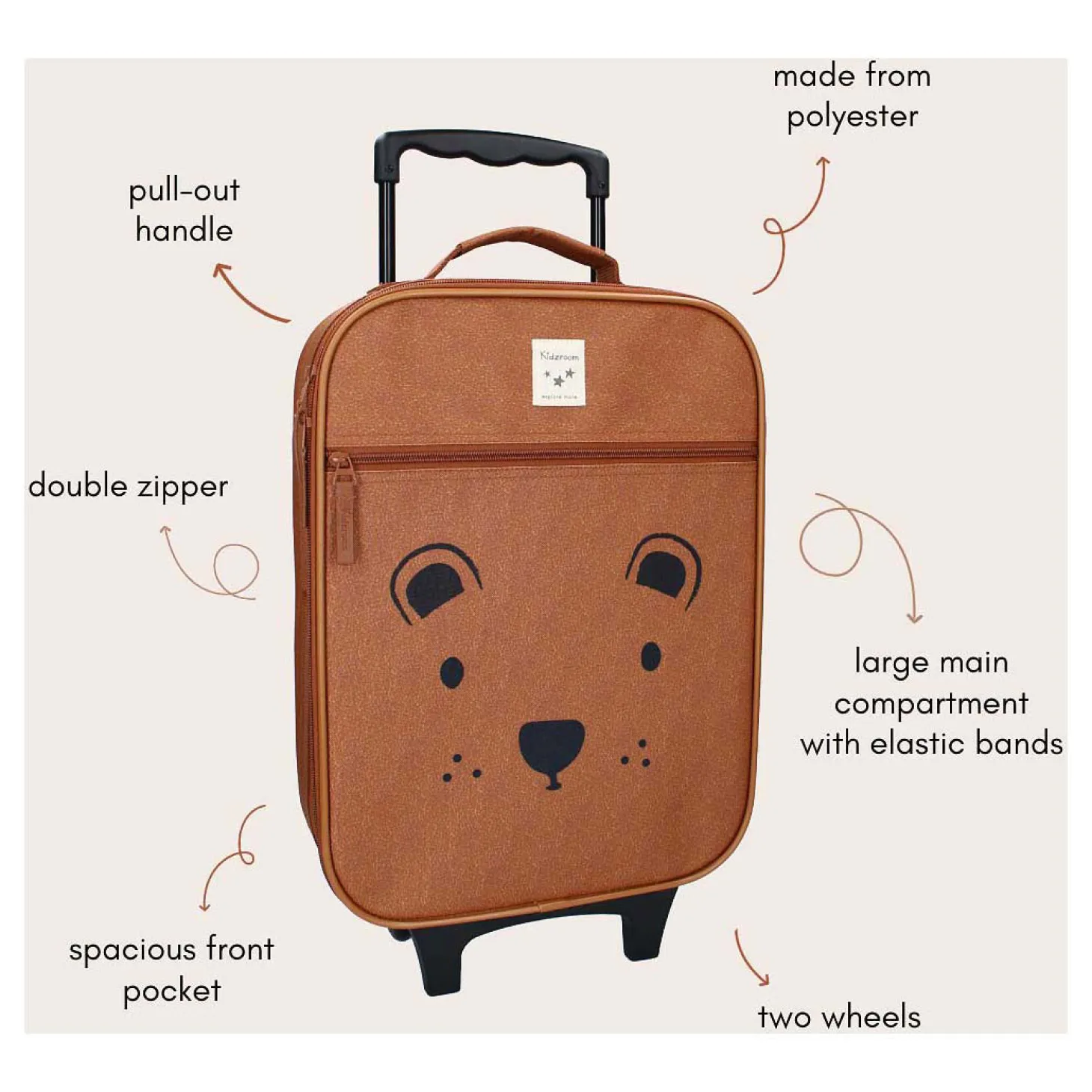 Kidzroom Trolley Koffer Sevilla Current Legend