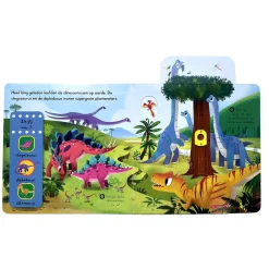 Kijk en Ontdek! - Bij De Dino's Flapjesboek