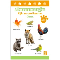 Kijk- en Speelkaarten Allereerste Stapjes Dieren