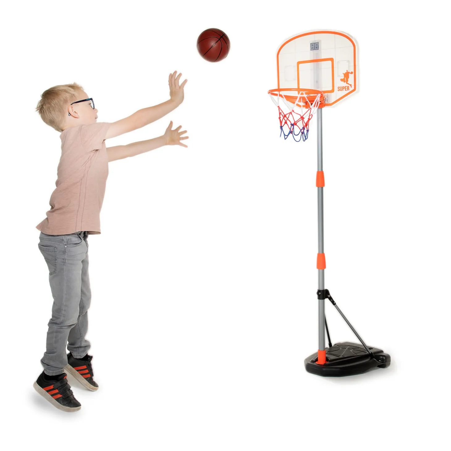 Kinder Basketbalstandaard incl. Puntenteller