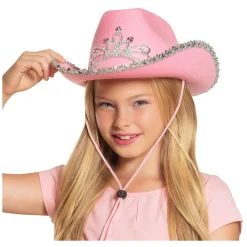 Kinderhoed Glimmer Roze