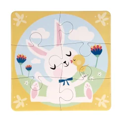 Kinderpuzzel Pasen, 4in1