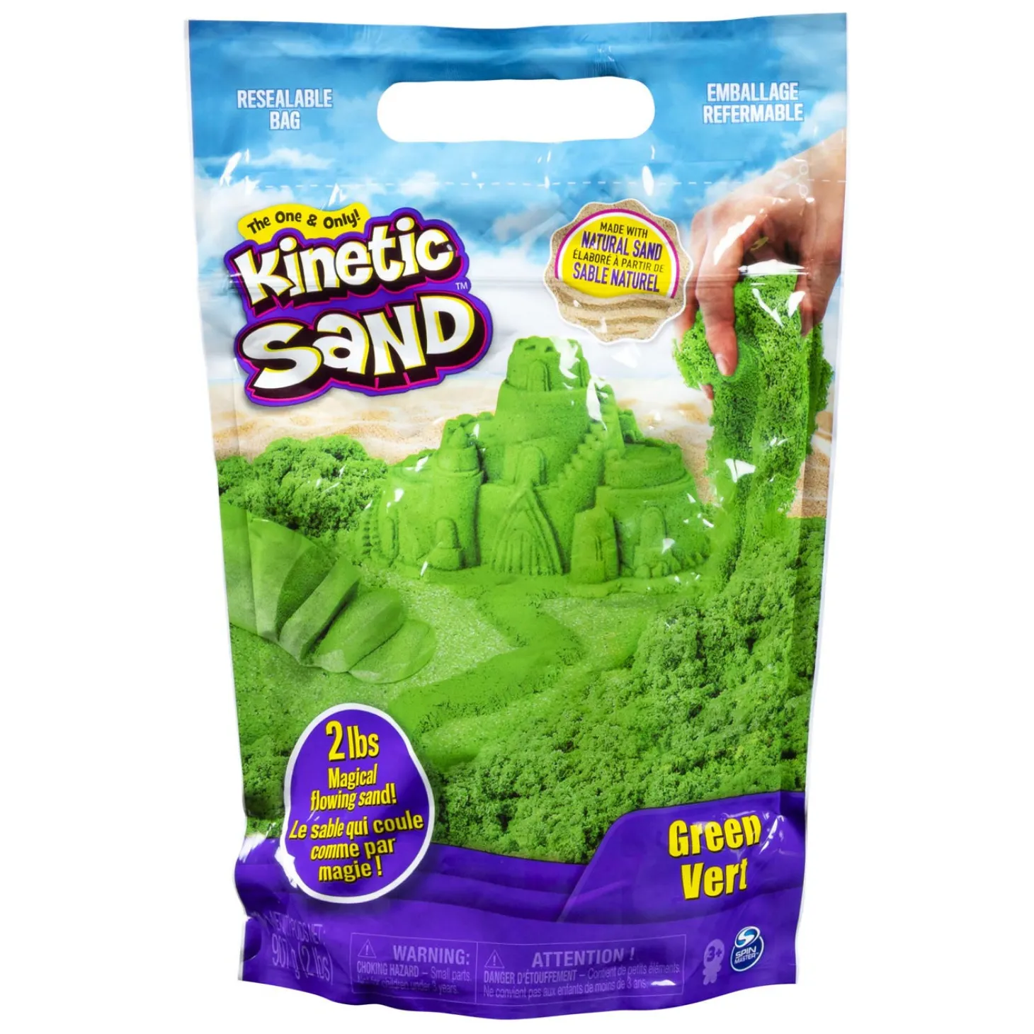 Kinetic Sand - Groen, 907gr.