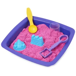 Kinetic Sand - Shimmer Zandkasteel Set Roze, 453gr.