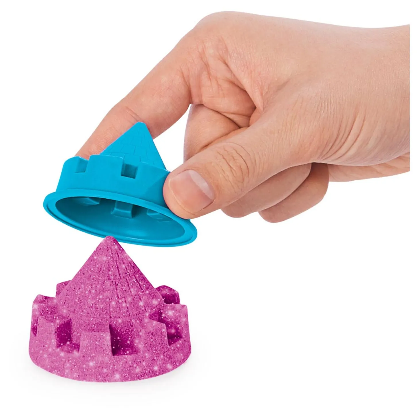 Kinetic Sand - Shimmer Zandkasteel Set Roze, 453gr.