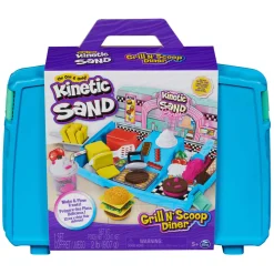 Kinetic Sand Snackbar Speelset in Koffer