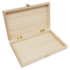 Kist Rechthoek met Deksel Paulownia Hout