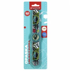 Klaparmband Liniaal met Gum Jongen