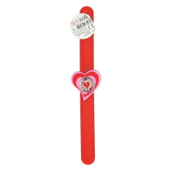 Klaparmband met Horloge - Hart