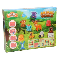 Kleiset Dieren Wereld - 6 Kleipotjes