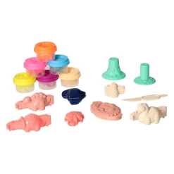 Kleiset Dinowereld - 6 Kleipotjes