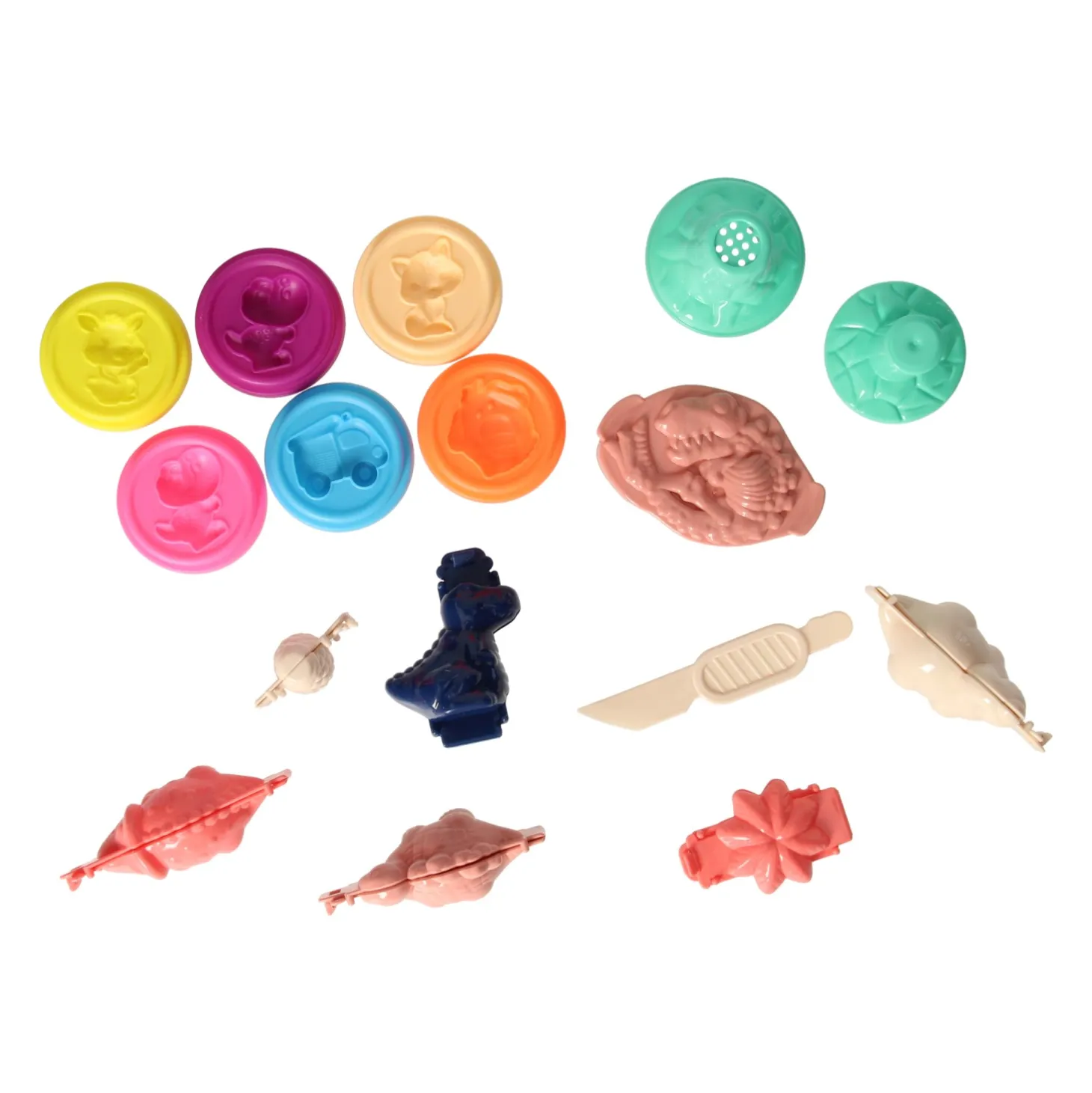 Kleiset Dinowereld - 6 Kleipotjes