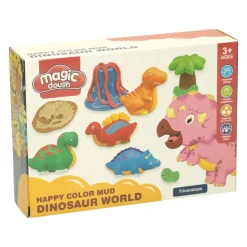 Kleiset Dinowereld - 4 Kleuren Klei