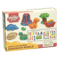 Kleiset Dinowereld - 4 Kleuren Klei