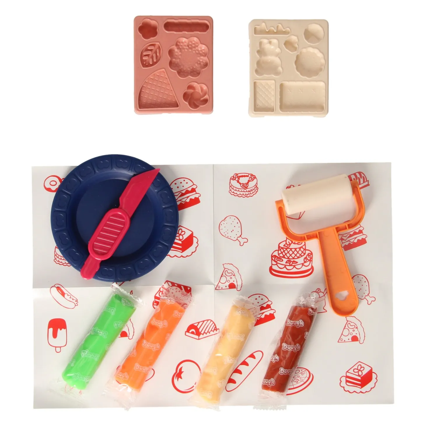 Kleiset Eten Lekkernijen - 4 Kleuren Klei