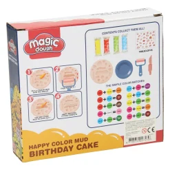 Kleiset Eten Verjaardagstaart - 4 Kleuren Klei