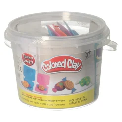 Kleiset in Opbergbox Snoepjes Maken - 6 Kleuren Klei