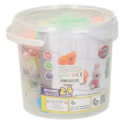 Kleiset in Opbergbox Wilde Dieren - 24 Kleuren Klei