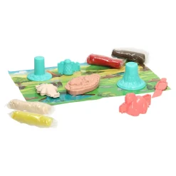 Kleisetje Dino's - 4 Kleuren Klei