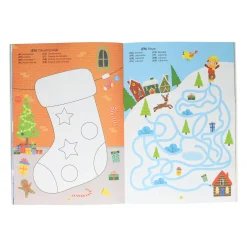 Kleur- en Activiteitenboek A4 Kerstmis