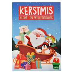 Kleur- en Spelletjesboek A4 Kerstmis