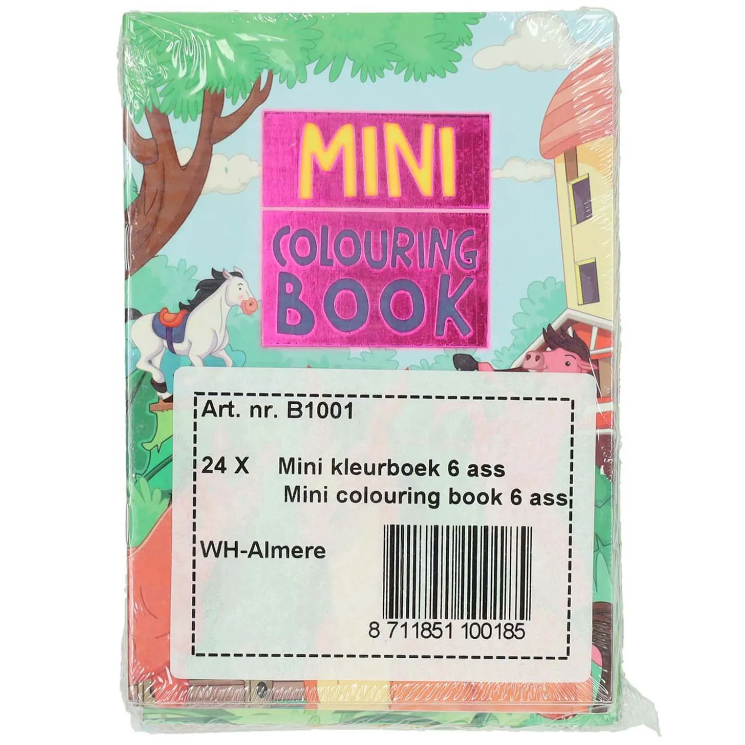 Kleur- en Spelletjesboekje, set van 24st.