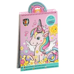 Kleur en Stickerboek Eenhoorn