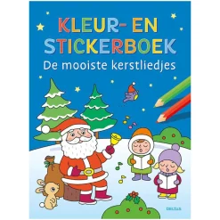 Kleur- en Stickerboek kerstliedjes