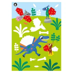 Kleur- en Stickerpret - Lieve Dino's