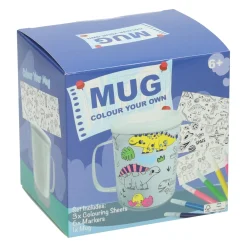 Kleur je eigen Beker Dino's Robots Ruimtevaartplaatjes - incl 6 stiften