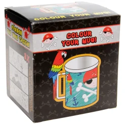 Kleur je eigen Beker Piraat