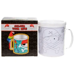 Kleur je eigen Beker Piraat