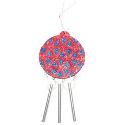 Kleur je eigen Houten Kerstbal met Klankstaafjes