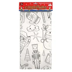 Kleur je Eigen Kerst Tafelkleed