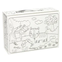 Kleur je eigen Koffertje met Dieren