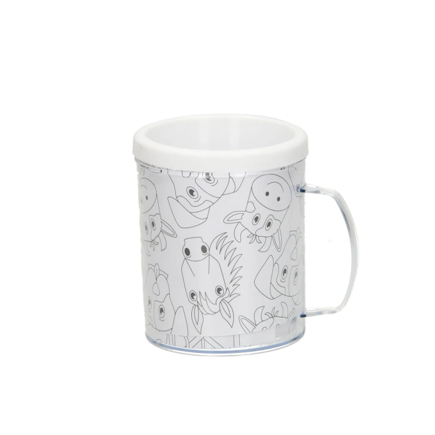 Kleur je eigen Mok Boerderij Dieren