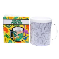 Kleur je eigen Mok Dino