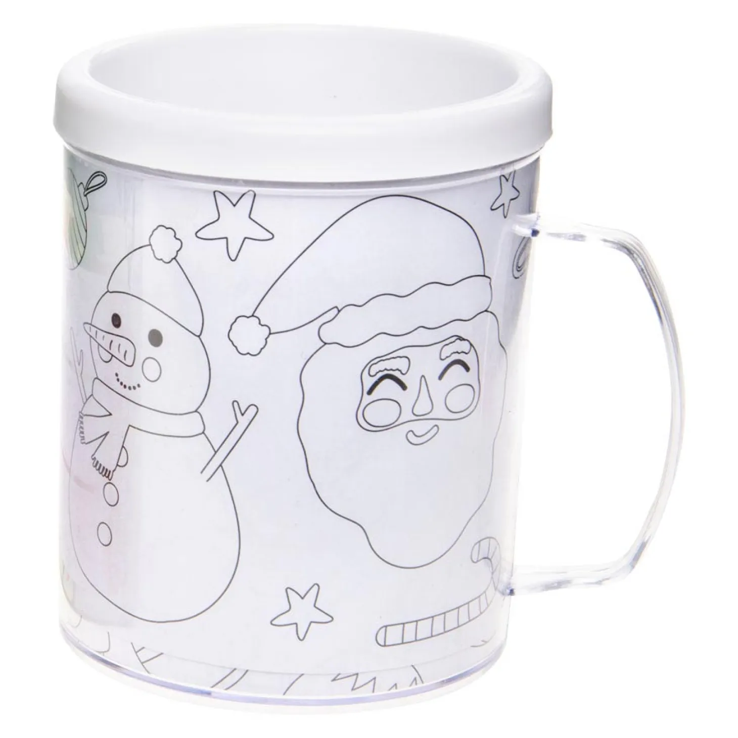 Kleur je eigen Mok Kerst